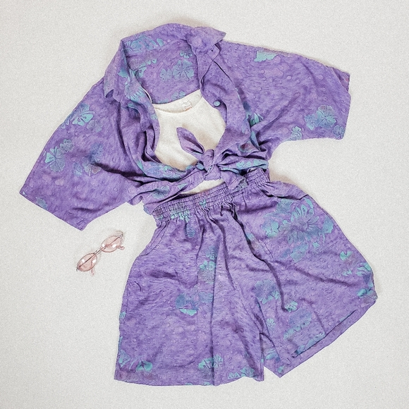 Vintage Other - 2 piece medium vintage tropical set